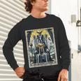 Boston Terrier Tarot Card Dog Unisex Long Sleeve T-Shirt, gift for family, gift for coworker