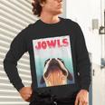 Boston Terriers Jowls Dog Mom Dog Dad Unisex Long Sleeve T-Shirt, gift for family, gift for coworker