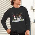 Christmas Boston Terrier Santa Dog Lover Unisex Long Sleeve T-Shirt, gift for family, gift for coworker