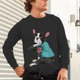 Father's Day Gift Dog Dad Boston Terrier i Love Dad Tattoo Unisex Long Sleeve T-Shirt, gift for family, gift for coworker