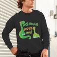 Kids My Nonna Loves Me Dinosaur Grandson Unisex Long Sleeve T-Shirt, gift for family, gift for coworker