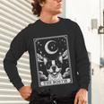 Tarot Card Vintage Crescent Moon Boston Terrier Dog Mom Unisex Long Sleeve T-Shirt, gift for family, gift for coworker