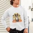 Boston Terrier Halloween Dog Lover Pumpkin Costume Unisex Long Sleeve T-Shirt, gift for family, gift for coworker