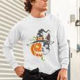 Boston Terrier Pumpkin Jack O Lantern Halloween Unisex Long Sleeve T-Shirt, gift for family, gift for coworker