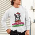 Boston Terrier Santa Claus Christmas Dog Unisex Long Sleeve T-Shirt, gift for family, gift for coworker