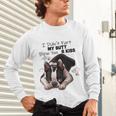 Boston Terrier Shirt I Didn't Fart My Butt Blew You A Kiss Unisex Long Sleeve T-Shirt, gift for family, gift for coworker