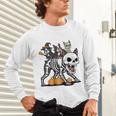 Boston Terrier Skeleton Mummy Witch Halloween Unisex Long Sleeve T-Shirt, gift for family, gift for coworker