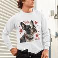 Boston Terrier Is My Valentine Cute Pet Dog Owner Valentine Unisex Long Sleeve T-Shirt, gift for family, gift for coworker