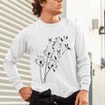 Dandelion Boston Terrier Flower Floral Bostie Tree Unisex Long Sleeve T-Shirt, gift for family, gift for coworker