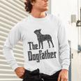 The Dogfather Boston Terrier Dog Funny Dog Gift T-Shirt For Men Women Girls Kids Unisex Long Sleeve T-Shirt, gift for family, gift for coworker