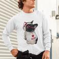 Girls I Heart Mom Love Mama Boston Terrier Dog Lover Unisex Long Sleeve T-Shirt, gift for family, gift for coworker