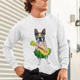 Hawaiian Boston Terrier Dog Pineapple Ukulele Summer For Men Women Girls Kids Unisex Long Sleeve T-Shirt, gift for family, gift for coworker
