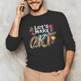 Lets Make Art Colerful Artists Painter Art Teacher Men Women Girls Kids Unisex Long Sleeve T-Shirt, funny gift