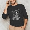 Astronaut Boston Terrier Space Galaxy Dog Lovers Unisex Long Sleeve T-Shirt, funny gift