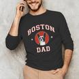 Boston Terrier Dad Dog Father For Men Women Kids Unisex Long Sleeve T-Shirt, funny gift