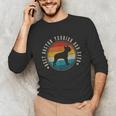 Boston Terrier Dad Retro Vintage Dog Bostie Dad Men Unisex Long Sleeve T-Shirt, funny gift