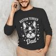 Boston Terrier Dad Boston Terrier Unisex Long Sleeve T-Shirt, funny gift