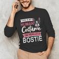 Boston Terrier Dog Bostie Halloween Costume Dog For Kids Unisex Long Sleeve T-Shirt, funny gift