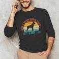 Being a Boston Terrier Grandpa Is Ruff Boston Terrier Unisex Long Sleeve T-Shirt, funny gift