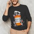 Boston Terrier Happy Pills T-Shirt Unisex Long Sleeve T-Shirt, funny gift