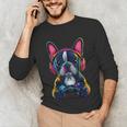 Boston Terrier Lovers Gaming Headphones Boston Terrier Unisex Long Sleeve T-Shirt, funny gift