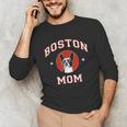 Boston Terrier Mom Dog Mother Unisex Long Sleeve T-Shirt, funny gift