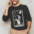 Boston Terrier Tarot Card Star With The Moon Men Women Kids Unisex Long Sleeve T-Shirt, funny gift