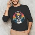 Boston Terrier UFO Alien Boston Terrier Dog Mom Dad Unisex Long Sleeve T-Shirt, funny gift