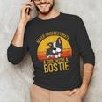 Boston Terrier Never Underestimate a Girl With a Bostie Unisex Long Sleeve T-Shirt, funny gift