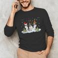 Christmas Boston Terrier Santa Dog Lover Unisex Long Sleeve T-Shirt, funny gift