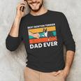 Cute Boston Terrier Best Boston Terrier Dad Ever Unisex Long Sleeve T-Shirt, funny gift