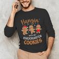 Hangin My Kindergarten Cookie Gingerbread Christmas Teacher For Men Women Kids Unisex Long Sleeve T-Shirt, funny gift