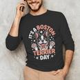 It’s A Boston Terrier Day Pet Cute Dog Lover Cartoon Unisex Long Sleeve T-Shirt, funny gift