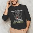 Labrador Retriever Lab Professional Human Trainer Unisex Long Sleeve T-Shirt, funny gift