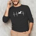 Scottish Terrier Dog Heartbeat Scottie Dog Lover T-Shirt Unisex Long Sleeve T-Shirt, funny gift