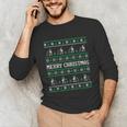 Ugly Sweater Boston Terrier Dog Christmas Dog Lover Xmas Men Women Kids Unisex Long Sleeve T-Shirt, funny gift