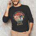 Vintage Best Boston Terrier Dad Ever Dog Father Father's Day Men Girls Kids Unisex Long Sleeve T-Shirt, funny gift