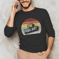 Vintage Retro The Pool Boy Unisex Long Sleeve T-Shirt, funny gift