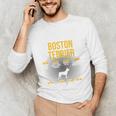 Anatomy Of Boston Terrier Dog Lover Unisex Long Sleeve T-Shirt, funny gift