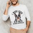 Bostie Mama Dog Dad Boston Terrier For Men Women Unisex Long Sleeve T-Shirt, funny gift