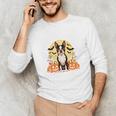 Boston Terrier Halloween Dog Lover Pumpkin Costume Unisex Long Sleeve T-Shirt, funny gift