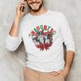 Boston Terrier Santa Claus Elf Reindeer Christmas Dog X-Mas Unisex Long Sleeve T-Shirt, funny gift