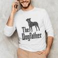 The Dogfather Boston Terrier Dog Funny Dog Gift T-Shirt For Men Women Girls Kids Unisex Long Sleeve T-Shirt, funny gift