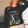 My Birthday Colorful Costume Boston Terrier Party Unisex Long Sleeve T-Shirt, funny design
