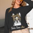 Birthday And Mother's Day -Boston Terrier Mom Unisex Long Sleeve T-Shirt, funny design