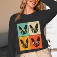 Bostie Dog Lover Boston Terrier With Sunglasses For Men Women Girls Kids Unisex Long Sleeve T-Shirt, funny design