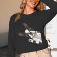 Boston Terrier Bostie Dog Kids Boys Girls Unisex Long Sleeve T-Shirt, funny design