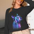 Boston Terrier Dog For a Boston Terrier Mom Unisex Long Sleeve T-Shirt, funny design
