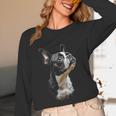 Boston Terrier Dog Graphic Pet Art Boston Terrier For Men Women Kids Unisex Long Sleeve T-Shirt, funny design