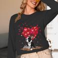 Boston Terrier Lover Heart Shape Boston Terrier Valentine Unisex Long Sleeve T-Shirt, funny design
